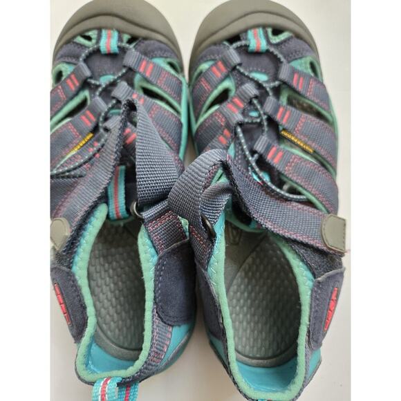 Keen Newport Waterproof Outdoor Hiking Teal Pink Sandals Shoes Kids Size 4/EU 36 - Picture 13 of 13